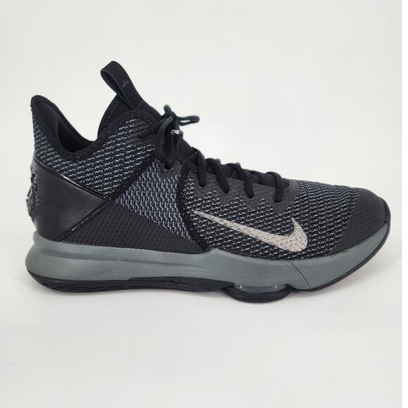 Nike Other - Nike LeBron Witness 4 Basketball Shoe Black/Iron Grey Men's Size 14
